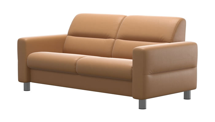 Stressless Fiona 2.5 Seater Sofa in Cori Caramel Leather